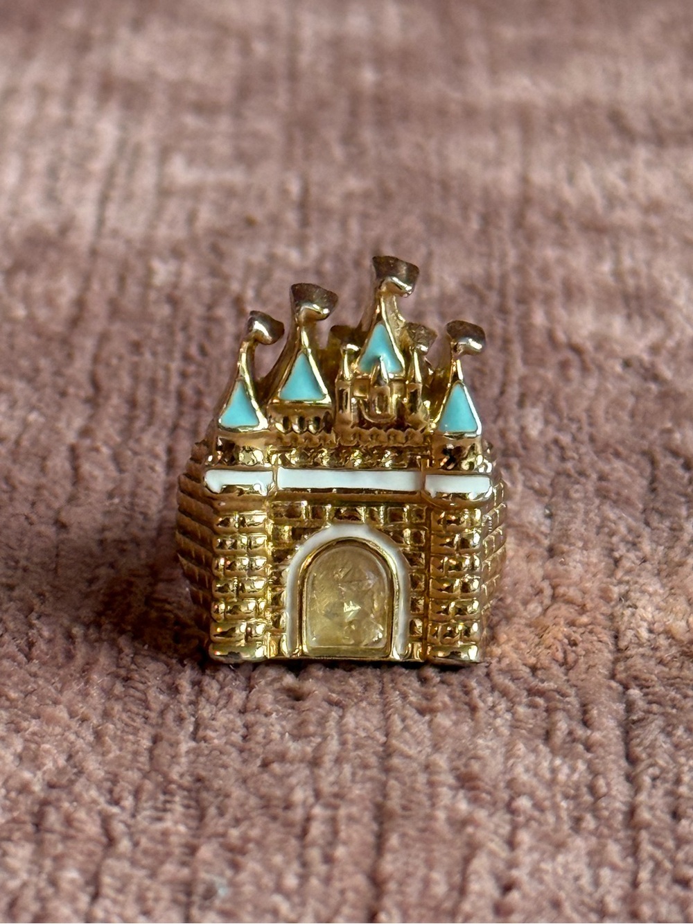Kidada for Disney Gold Castle Ring - Size 7.5